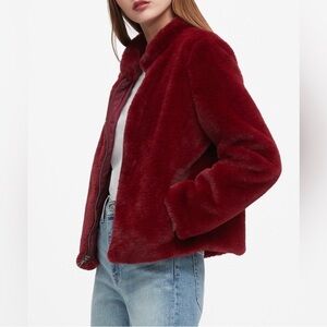 Banana Republic Women's Burgundy and Red Coat size XS